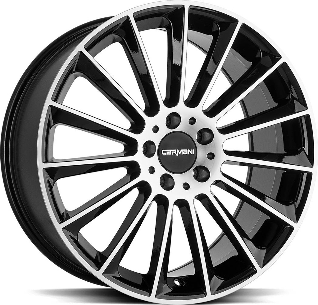 CARMANI FRITZ BLACK POLISH 8x18 5/120 ET35 CB72.6